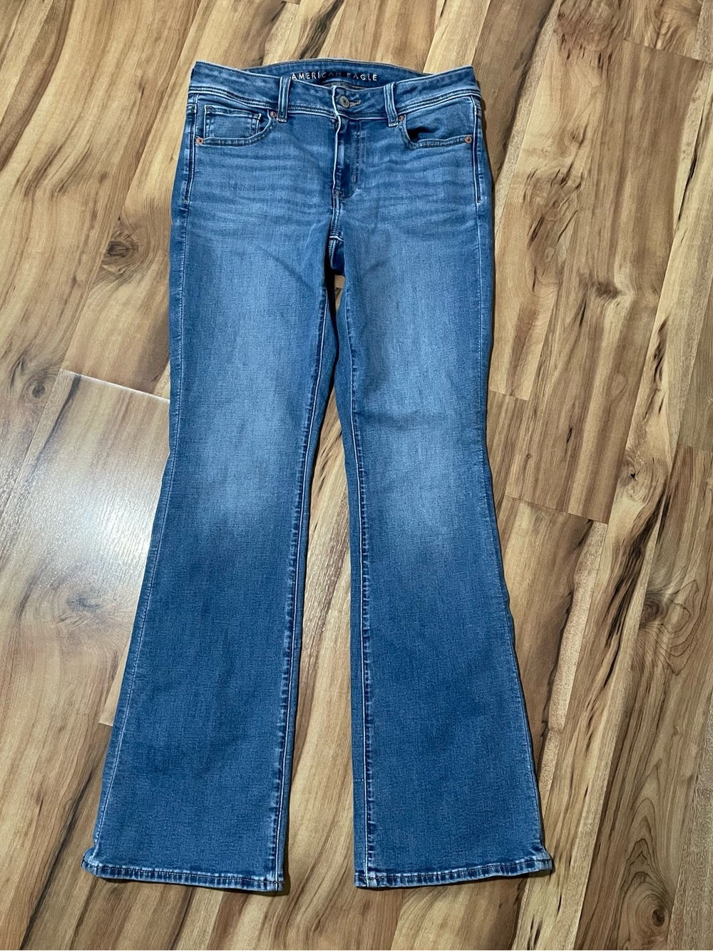 American Eagle Next Level Kick Bootcut Jeans Medium Wash Size 6R